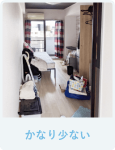 かなり少ない